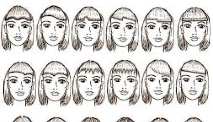 How to choose the shape of bangs for long hair?